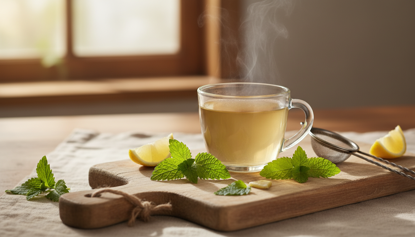 Lemon Balm Tea - Lemon Balm Tea: Citrusy