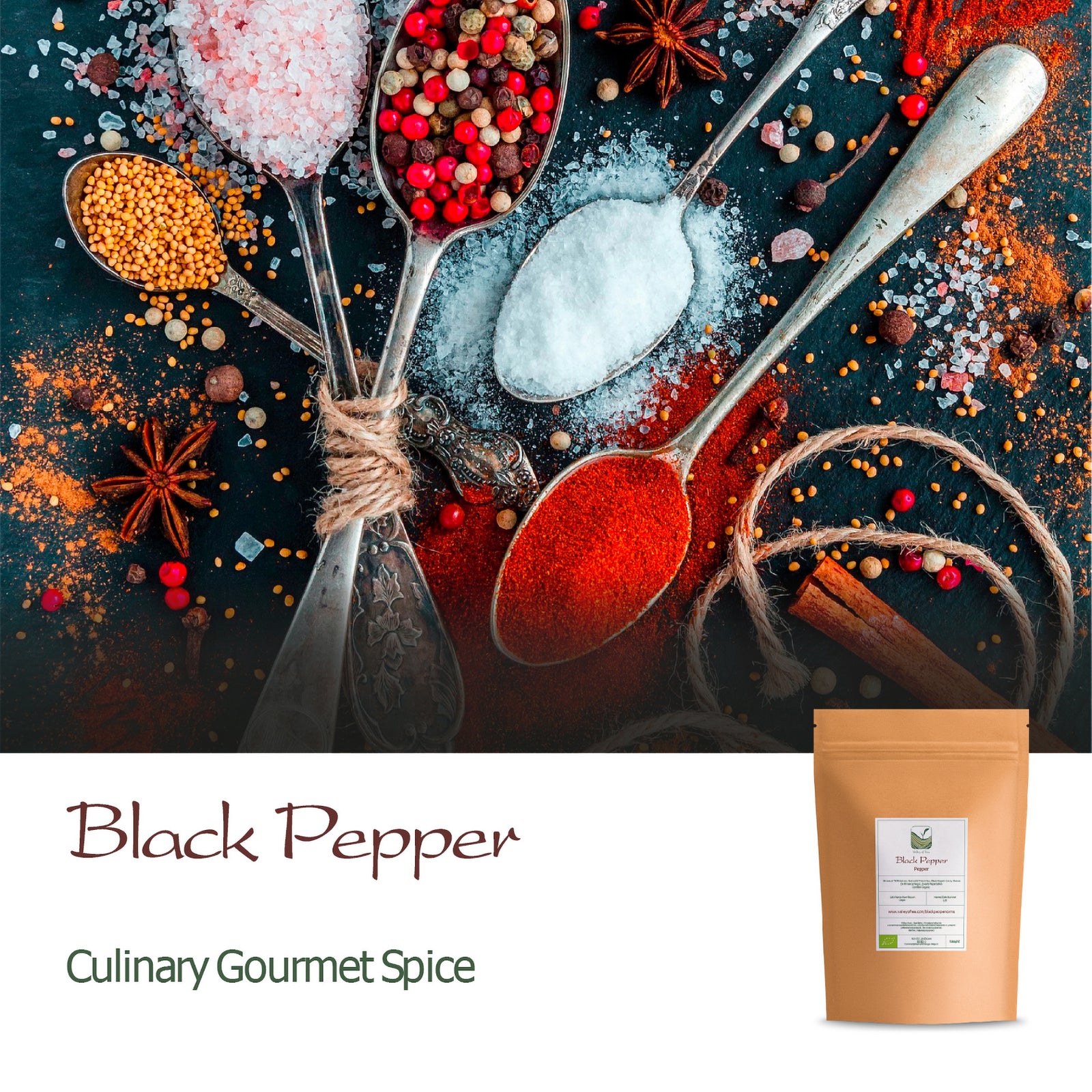 Black Peppercorns 200g
