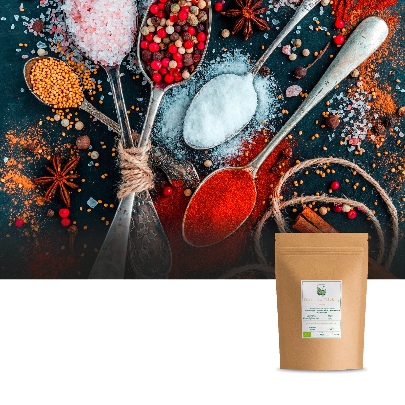 Peppercorn Tellicherry 100g