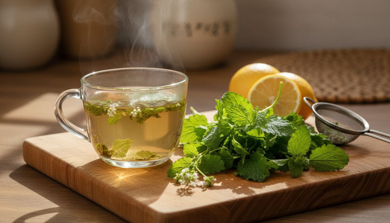 Lemon Balm Tea - Lemon Balm Tea for Cold Sores