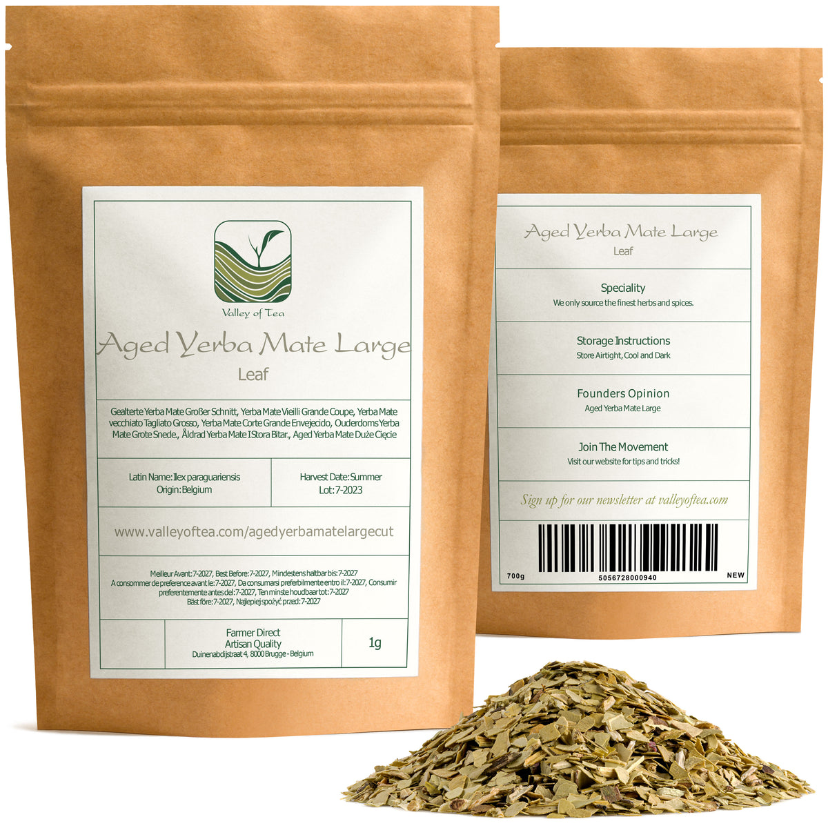 Aged Yerba Mate Large Cut 100g