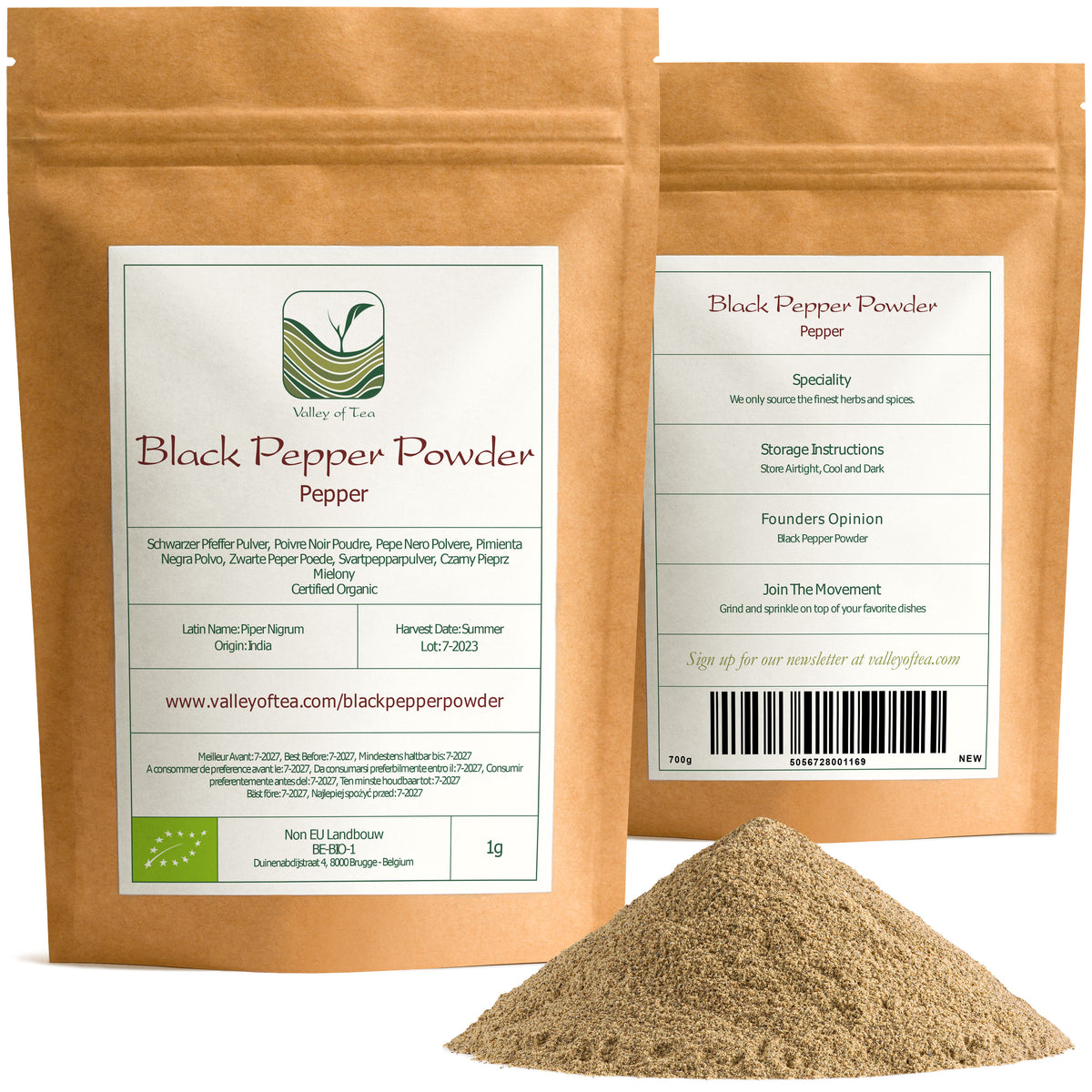 Black Pepper Powder 700g