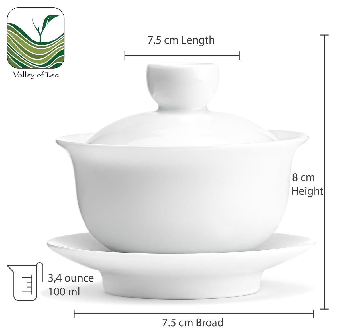Gaiwan-Porzellan