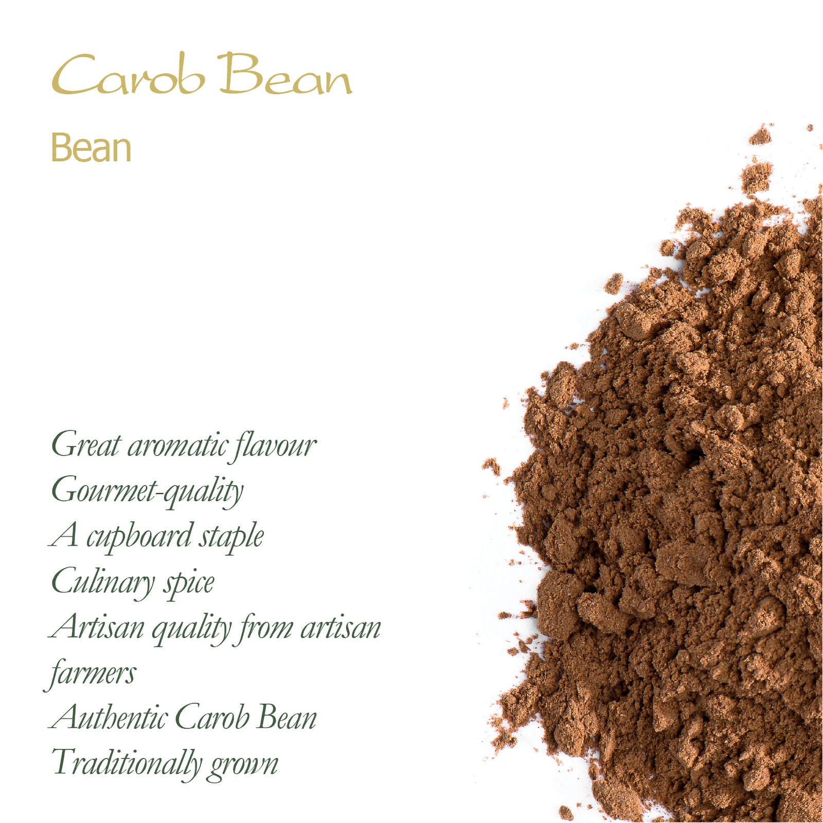 Carob Bean Nibs Raw 250g