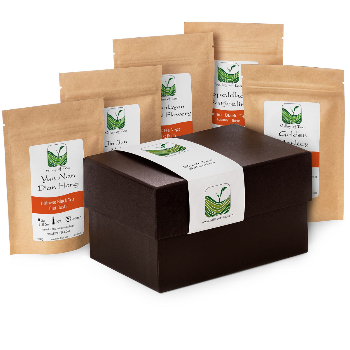 Tee Geschenkdose Schwarz