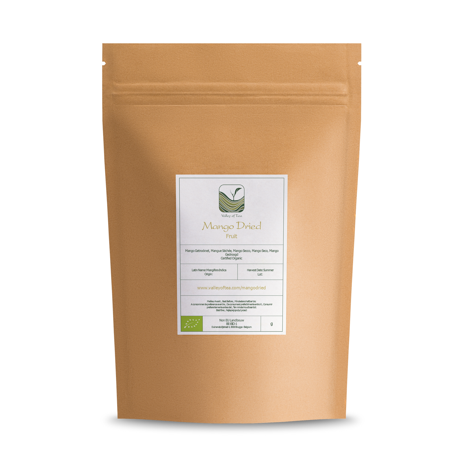 Mango Dried Organic Fruit Slices 250g