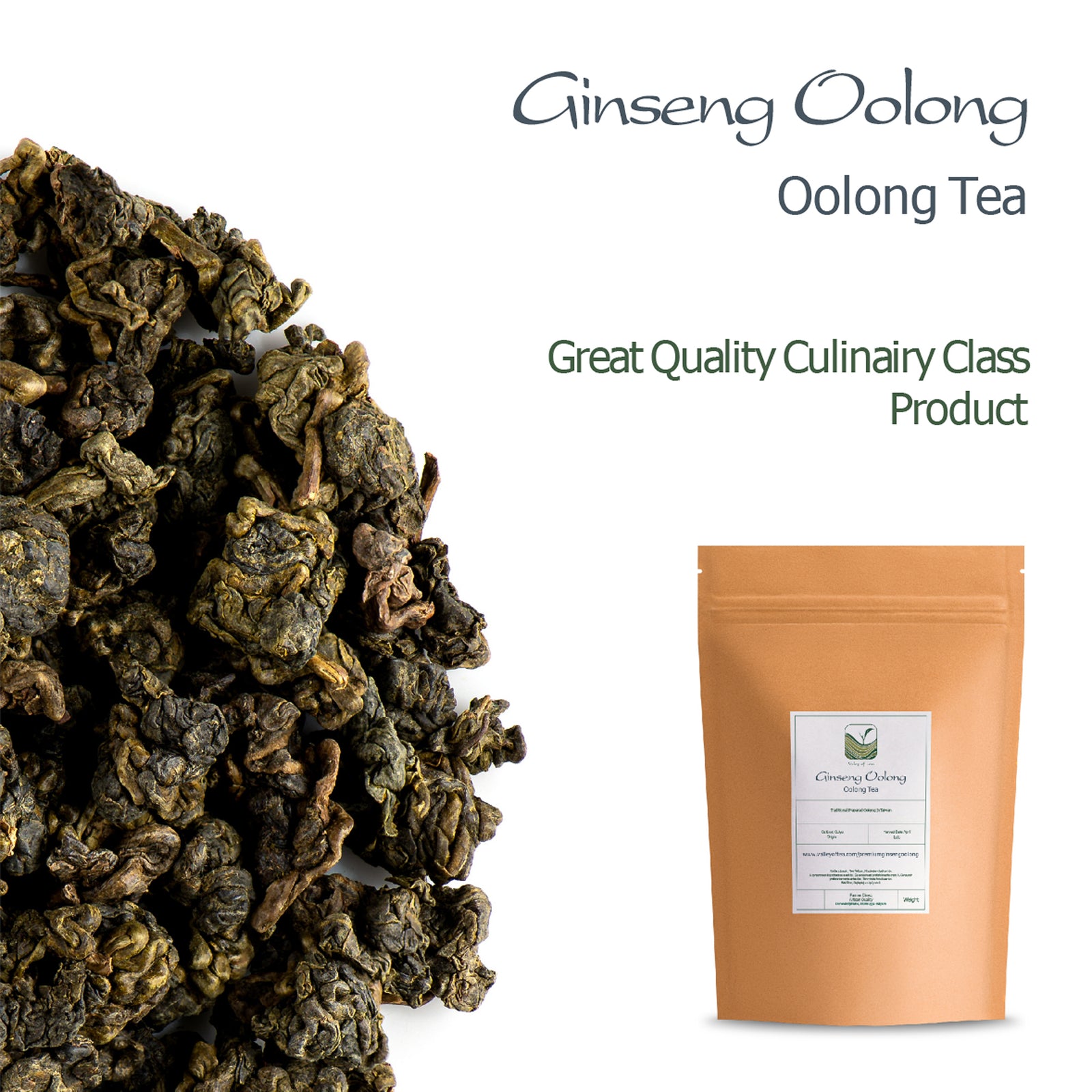 Ginseng Oolong Tea Ren Shen - Lan Gui Ren - Imperial Ginseng 100g
